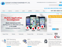 Tablet Screenshot of elegantsystems.net